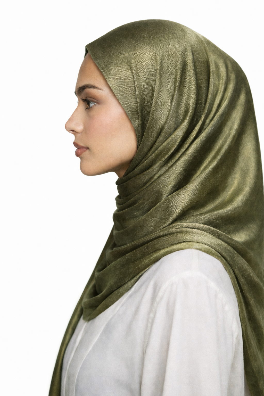 Hijab - Émeraude Satinée