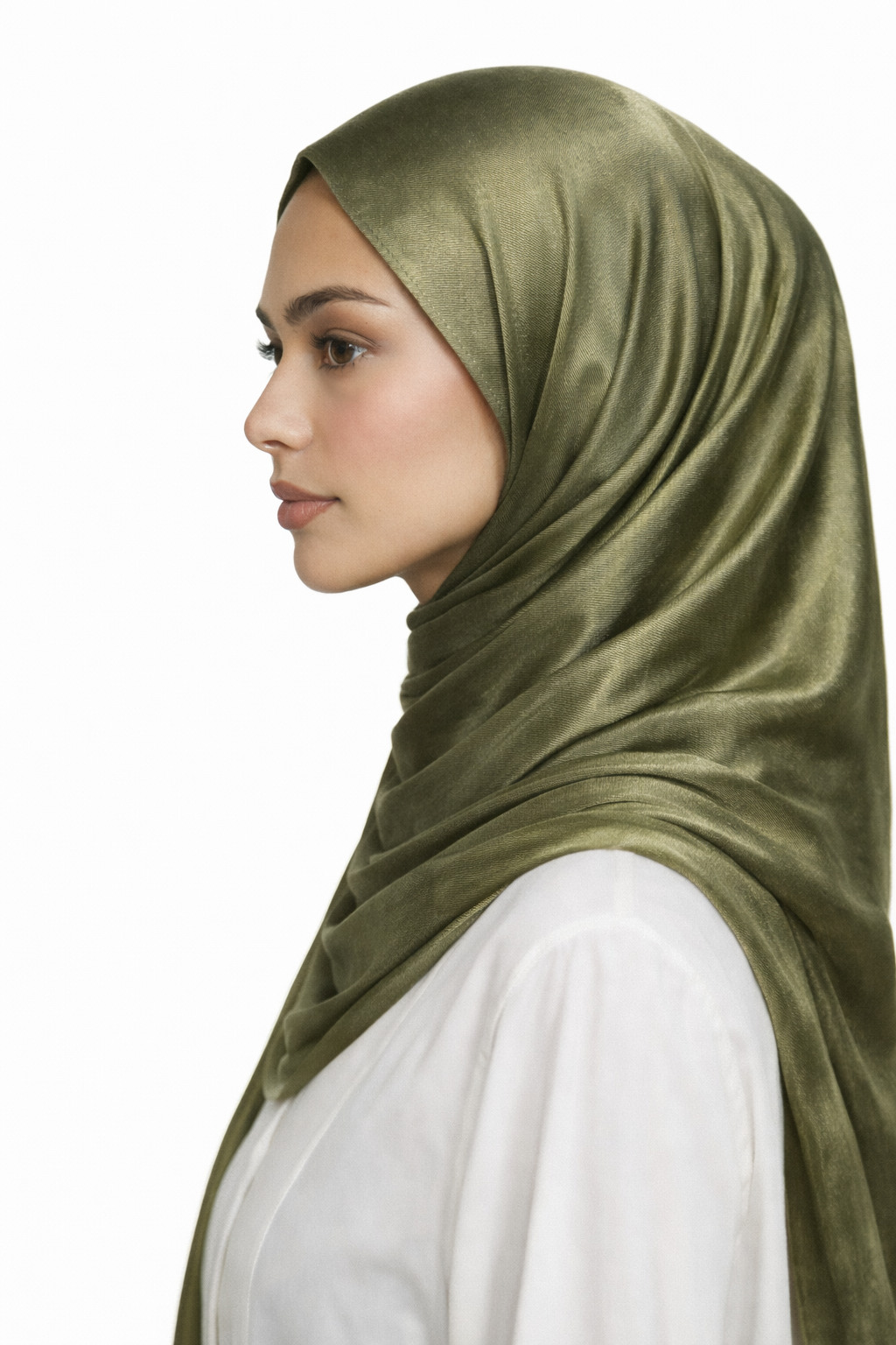 Hijab - Émeraude Satinée