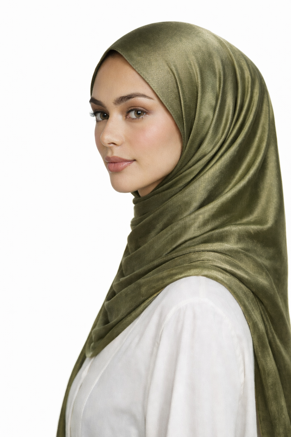 Hijab - Émeraude Satinée