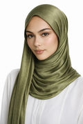 Hijab - Émeraude Satinée